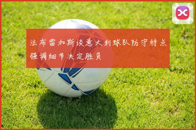法布雷加斯谈意大利球队防守特点强调细节决定胜负