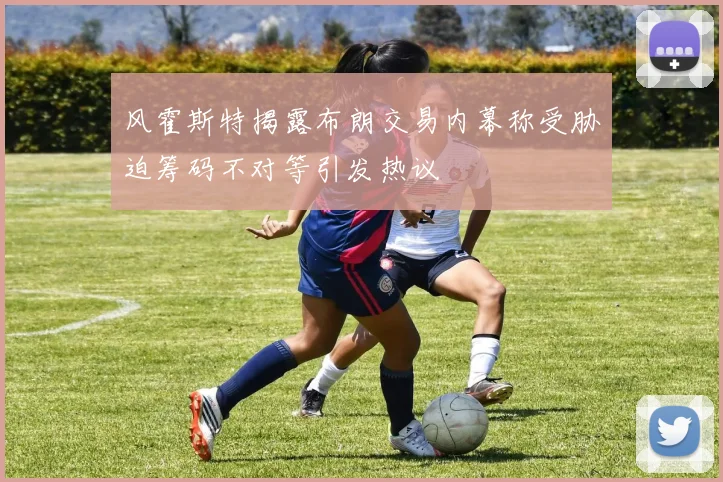 风霍斯特揭露布朗交易内幕称受胁迫筹码不对等引发热议